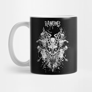 Dragon Skull Play Ramones Mug